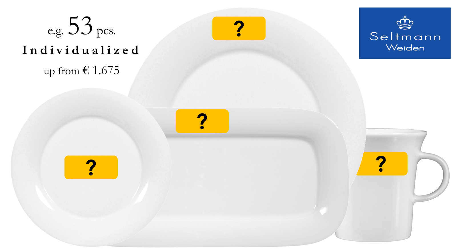 klassisch modern - Tafelservice Savoy